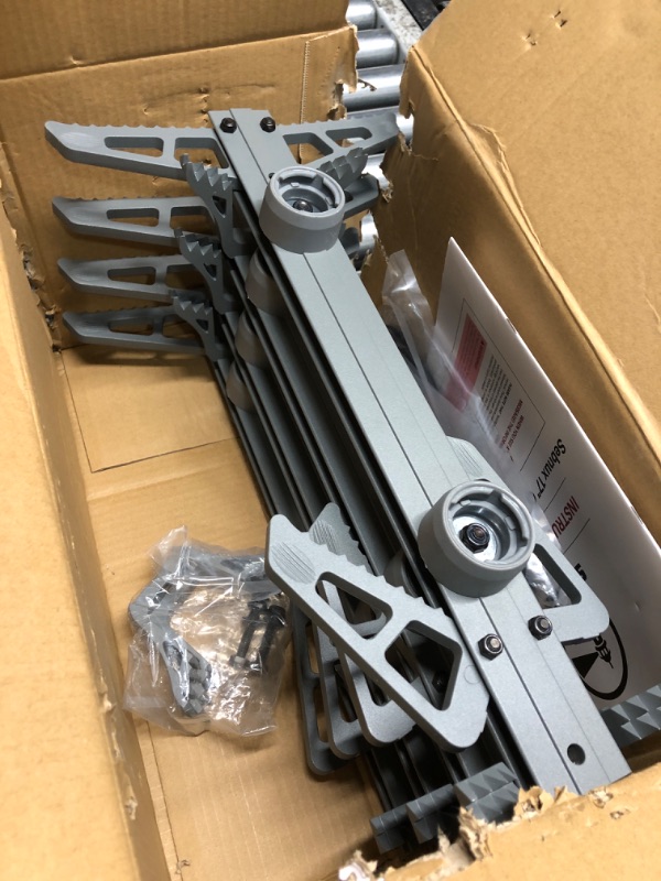 Photo 1 of Sebnux Aluminum Hunting Climbing Stick Lightweight Hunting Climbing Step Non-Slip Tree Climbing Stick with Fold Up Steps (4, 18 Inch)