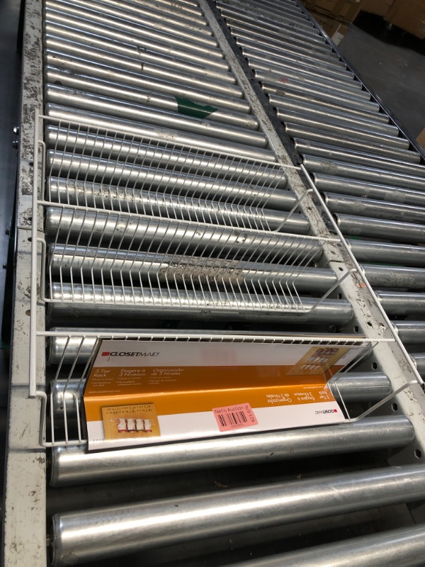 Photo 1 of Closetmaid #8022 3Shelf 18"WHT Wall Rack