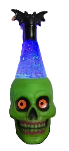 Photo 1 of Hyde & Eek! Halloween Skull Lava Lamp Light