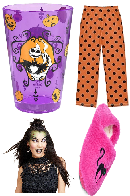 Photo 1 of 4 Item Seasonal & Party Supplies Bundle | 1 Cup, 1 Pants, 1 Set Slippers Pink, 1 Face Makeup