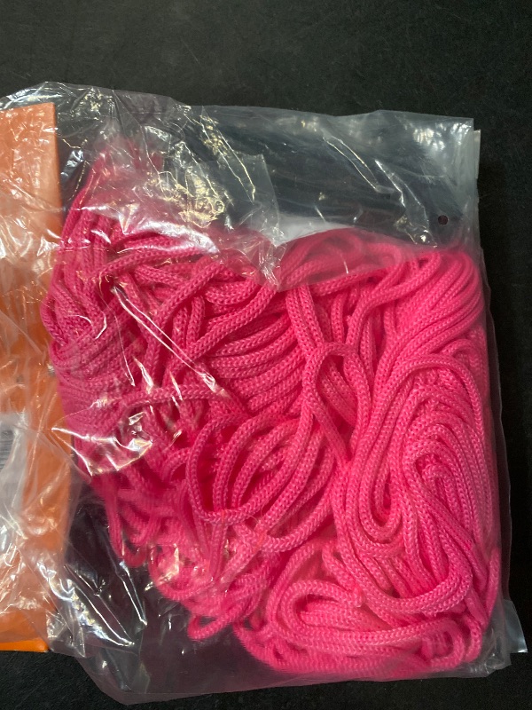 Photo 1 of 25’ FT Mega Spiderweb Pink Glows Indoor Outdoor Halloween