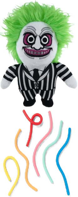 Photo 1 of 2 Item Seasonal & Party Supplies Bundle | 8" Beetlejuice Halloween Plush + 6ct Halloween Party Favors Noodles