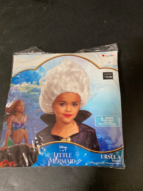 Photo 1 of One Size Ursula Wig for KidsLive Action Costume Headpiece