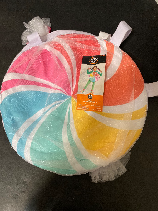 Photo 1 of One Size Fits Most Kids' Rainbow Lollipop Halloween Costume 