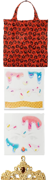 Photo 1 of 3 Item Party Supplies & Seasonal | Trick or Treat Bag, Crown Accessory, Face Stickers