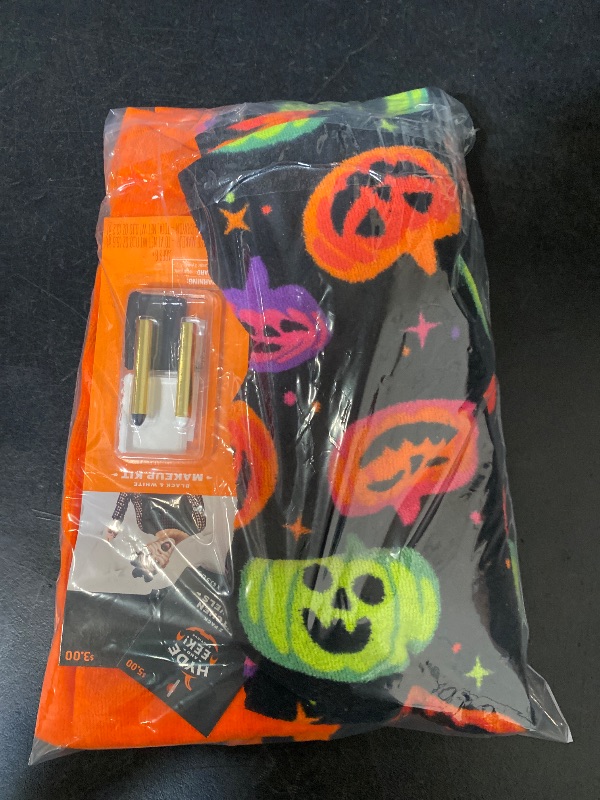 Photo 1 of 3 Item Seasonal & Party Supplies Bundle | 4 CT. Kitchen Towels, Black/White Makeup Kit