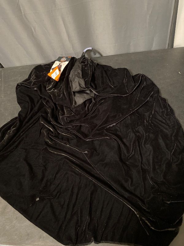 Photo 1 of One Size Fits Most Adult Velvet Black Halloween Costume Cape  - Hyde and EEK! Boutique