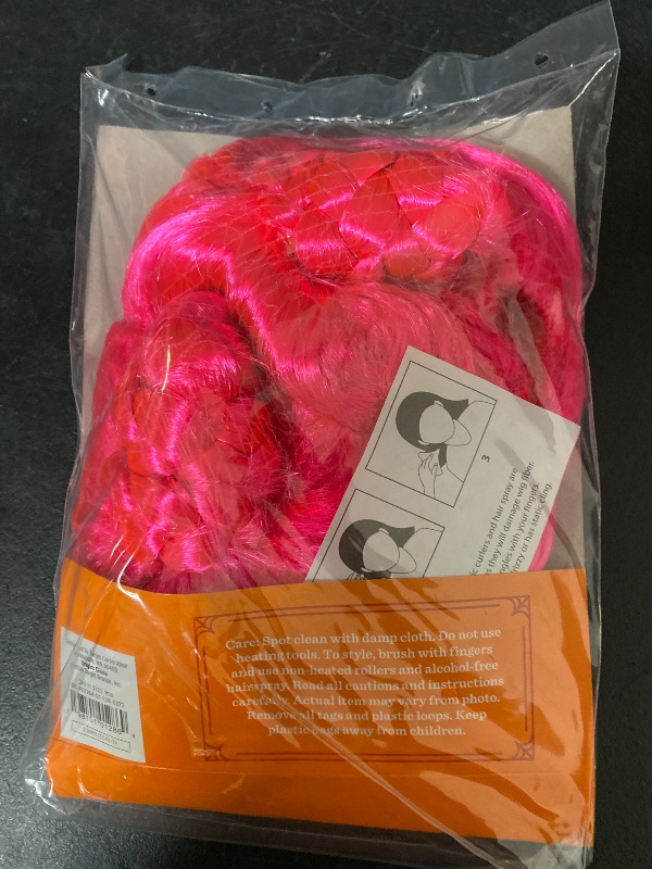 Photo 1 of Adult Pink Side Buns Halloween Costume Wig - Hyde & EEK! Boutique