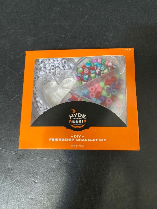 Photo 1 of Halloween Friendship Bracelet DIY Kit Heart Shaped - Hyde & EEK! Boutique