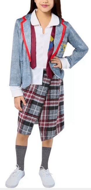 Photo 1 of S Warner Bros. Kids' Beetlejuice Beetlejuice Astrid School Uniform Halloween Costume