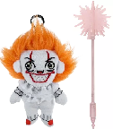 Photo 1 of 2 Item Seasonal & Party Supplies Bundle | Glinda Upland Wand Halloween Accessory, Pennywise Plush Halloween With Decorative Clip