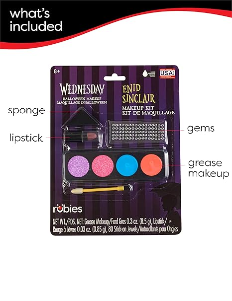 Photo 1 of Wednesday Halloween Makeup Kit Enid