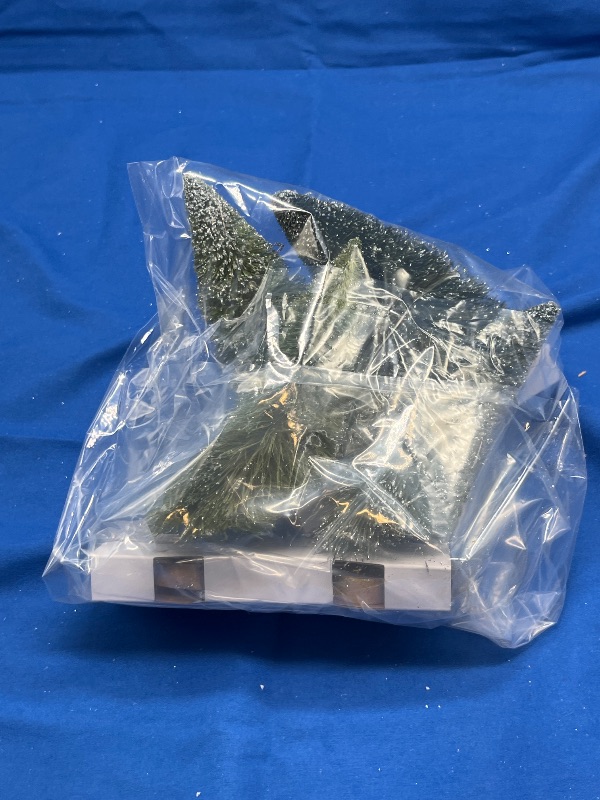 Photo 1 of 2 Pack of  -  2pc 6" Sisal Bottle Brush Tree Christmas Figurine Set - Wondershop