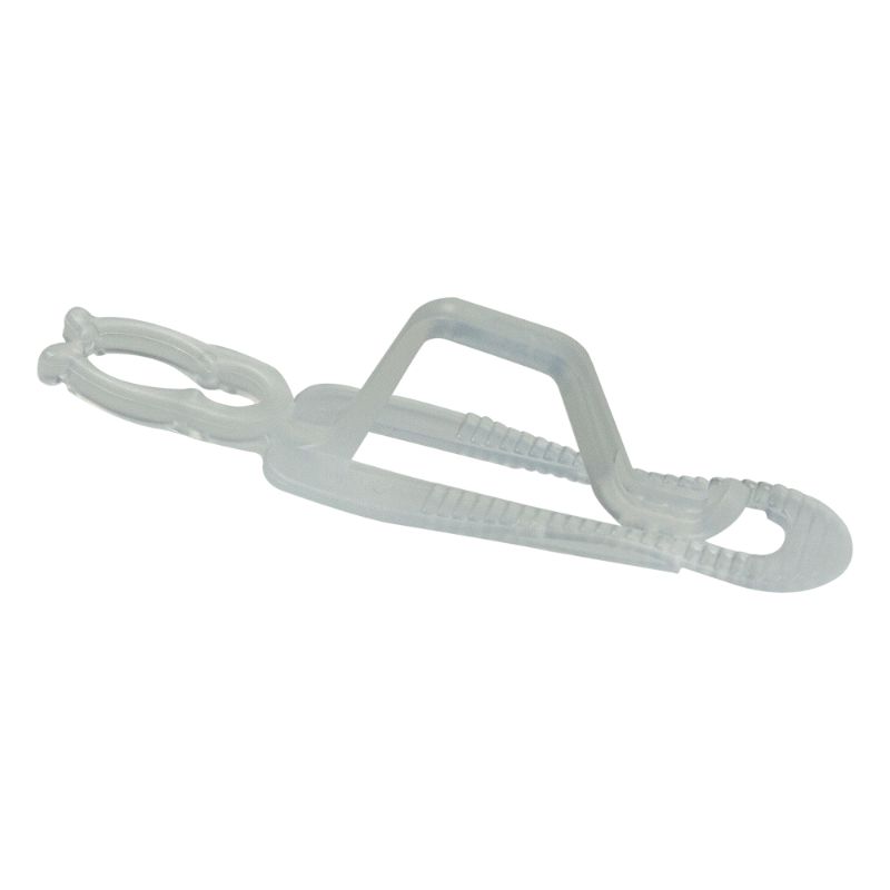 Photo 1 of 3.5 in. Clear Outdoor Universal Christmas Light Clips, Set of 50