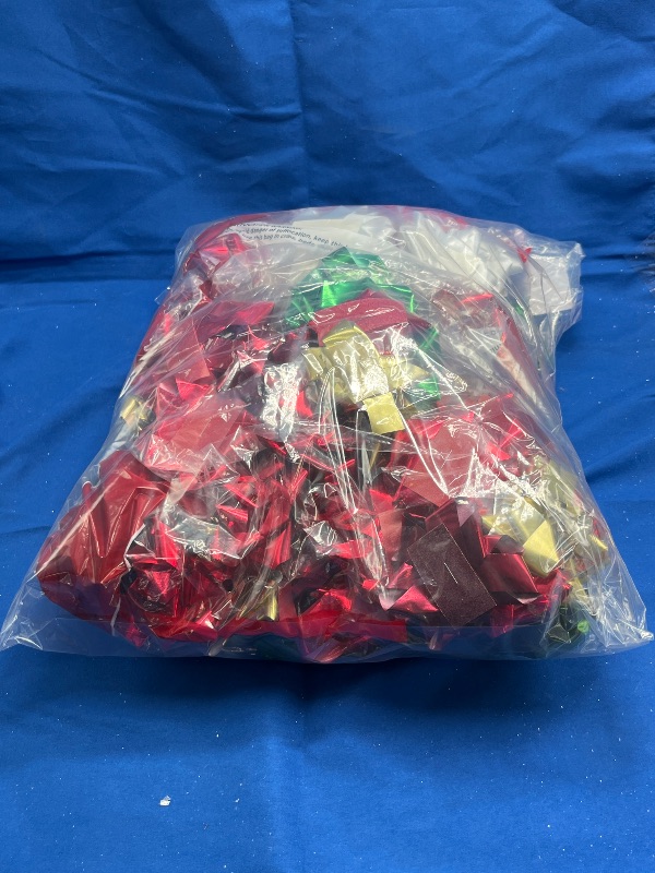 Photo 1 of 3 Packs of 60 -  Christmas Bow Bag White/Red/Green - Wondershop™: Pre-Made, Multicolored Gift Packaging Accessories