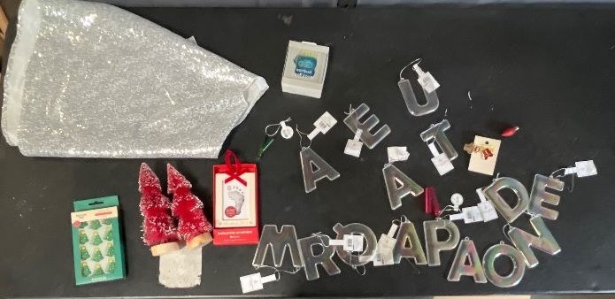 Photo 1 of 23 miscellaneous items - Christmas accessories  