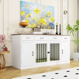 Photo 1 of (Partial Set, Box 2 of 2)MIDHAM Composite Indoor Large Dog House SKU: #KF170339-02