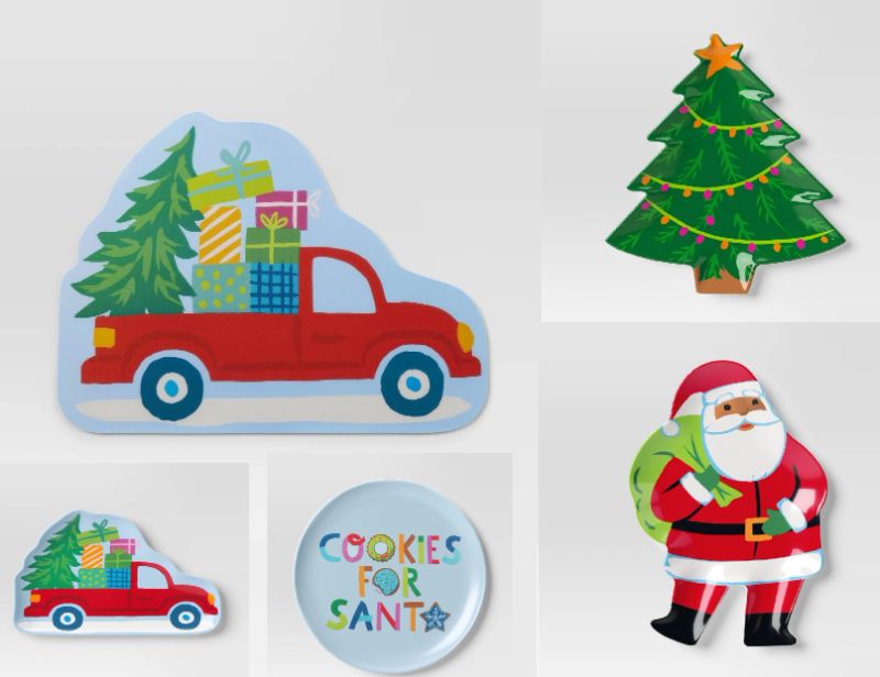 Photo 1 of 8pc Holiday Plate & Placemat Set 