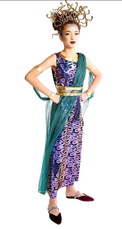 Photo 1 of Medium Girls Medusa Halloween Costume Hyde & Eek