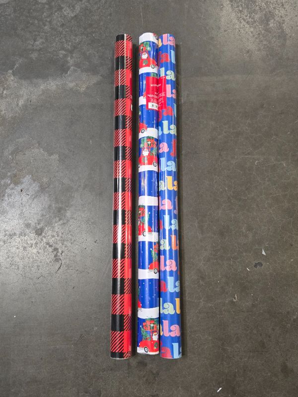 Photo 1 of 3 Pack 50 Sq Ft Christmas Gift Wrap - Wondershop™