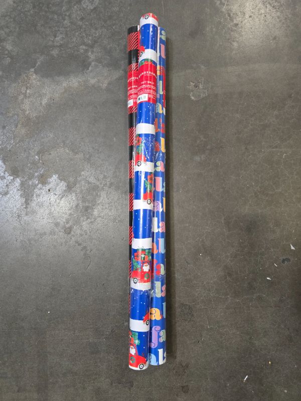 Photo 1 of 3 Pack 50 Sq Ft Christmas Gift Wrap - Wondershop™