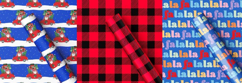 Photo 1 of 3 Pack 50 Sq Ft Christmas Gift Wrap - Wondershop™
