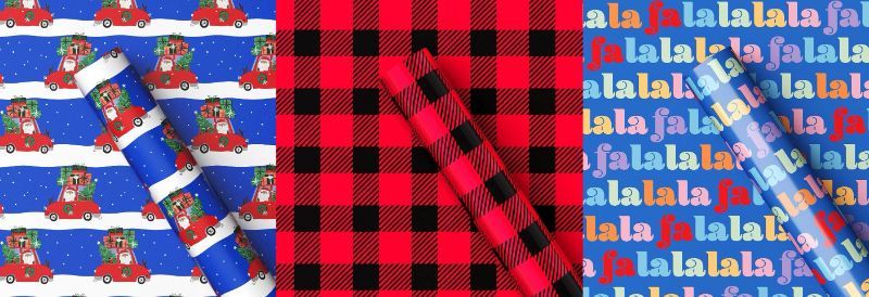 Photo 1 of 3 Pack 50 Sq Ft Christmas Gift Wrap - Wondershop™