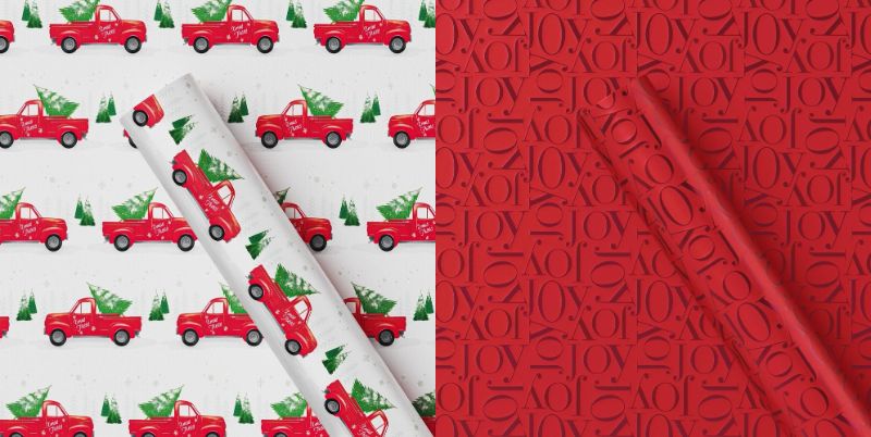 Photo 1 of 2pack 25 Sq Ft Christmas Gift Wrap - Wondershop™