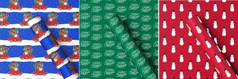 Photo 1 of 3 Pack Christmas Gift Wrap All 50 Sq Ft - Wondershop™