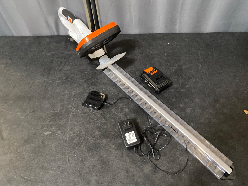 Photo 1 of LIGO 20V Cordless Hedge Trimmer | 21" Laser-Cut Blade for Thick Branches | 2.0Ah PowerShare Battery | 4.5 lbs Ultra-Light with Low Vibration | Fast Charger Included