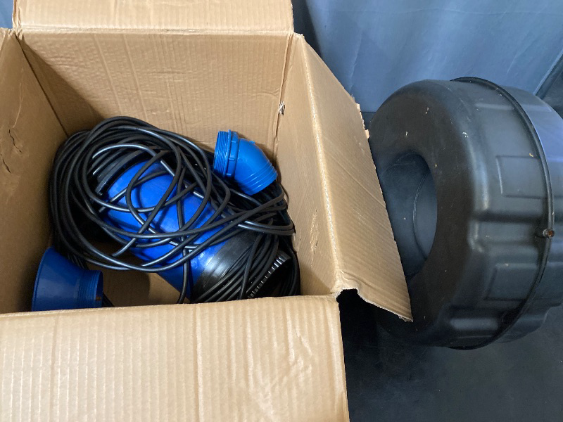 Photo 1 of Pond Fountain Aerator, 1HP/750W 110V Floating Pond and Outdoor Pond Aerating Fountains Pump With 100 Feet Power Cord, Fully Automatic Powerful Lake Floating Fountain for Ponds, Lakes