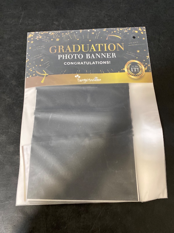 Photo 1 of Graduation Decorations 2025 2026 5x7 Photo Banner for Class of 2025 Decorations K-12 Picture Banner for Senior 2025 High School Decor Graduation Party Supplies