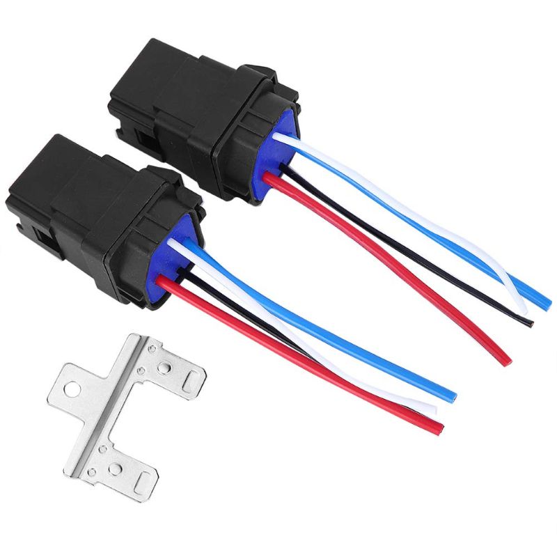 Photo 1 of 12V DC 40A 4 Pin Automotive Relay Kit with Socket Water Proof Heavy Duty Relay Harness for Headlights Fog Lights Stereo Fans