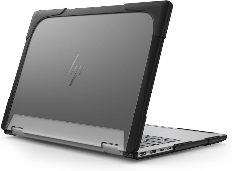 Photo 1 of Batianda Protective Case for 14" HP Envy X360 2-in-1 2K Touch-Screen | 2024 Release | Shockproof Design | Matte Finish | Durable Cover with TPU Edges | Scratch-Resistant | Stylish | Black
