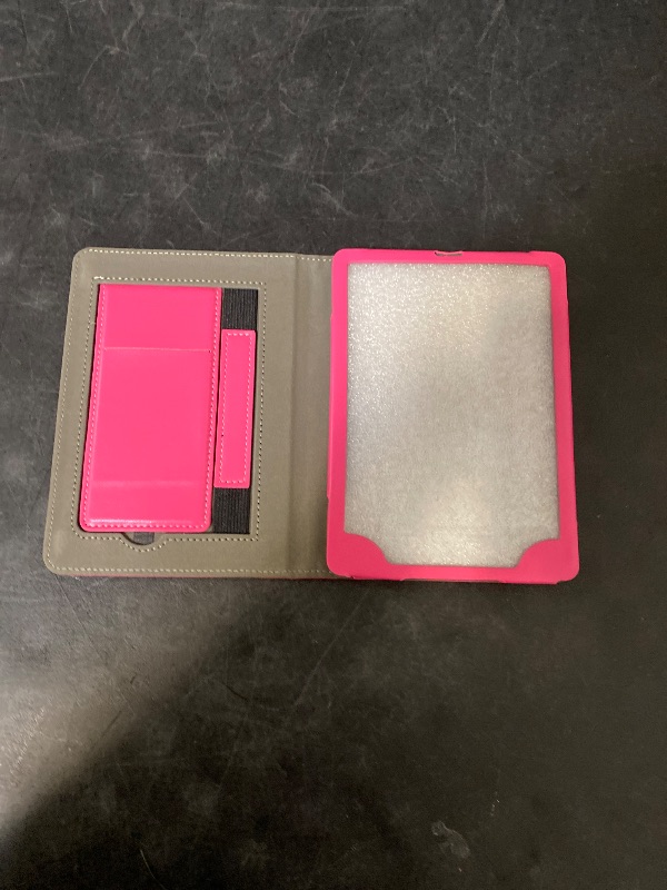 Photo 1 of Universal Case for 7" Kindle Paperwhite/Colorsoft 2024 | Compatible with 6.8" Paperwhite | Kobo Clara HD/Kobo Clara 2E eReader | Protective Cover with Foldable Stand | Built-in Pocket | Rose