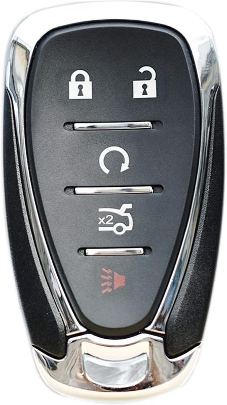 Photo 1 of MechanMagic Replacement Car Key Fob Smart Proximity Keyless Entry Remote Control Compatible for Chevy Camaro Cruze Malibu 2016-2021 433MHz ID46 Chip 5 Button FCCID: HYQ4EA 13529662