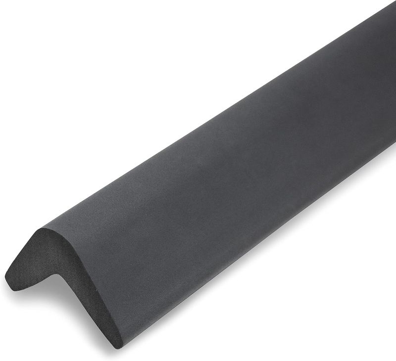 Photo 1 of Ultra High-Density Heavy Duty Corner Guard Edge Protector & Bumper for Parking Garages, Workshops and Warehouses - Dark Grey, 24 Inches - 1 Each