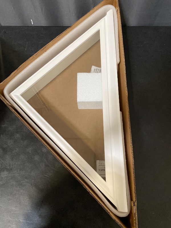 Photo 1 of Creations 5' x 9.5' American Veteran Burial Flag Display Case Solid Wood Rustic Brown Frame Glass Front Wall Mount or Standing, Memorial Shadow Box Military Uniform Display