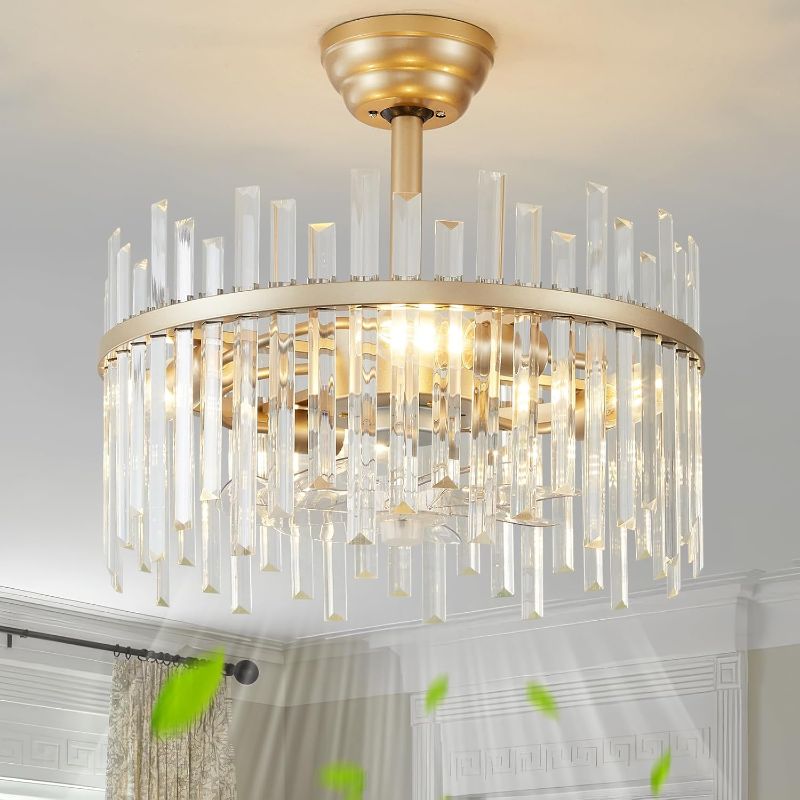 Photo 1 of Fandelier 20" Ceiling Fan Ceiling Fans with Lights