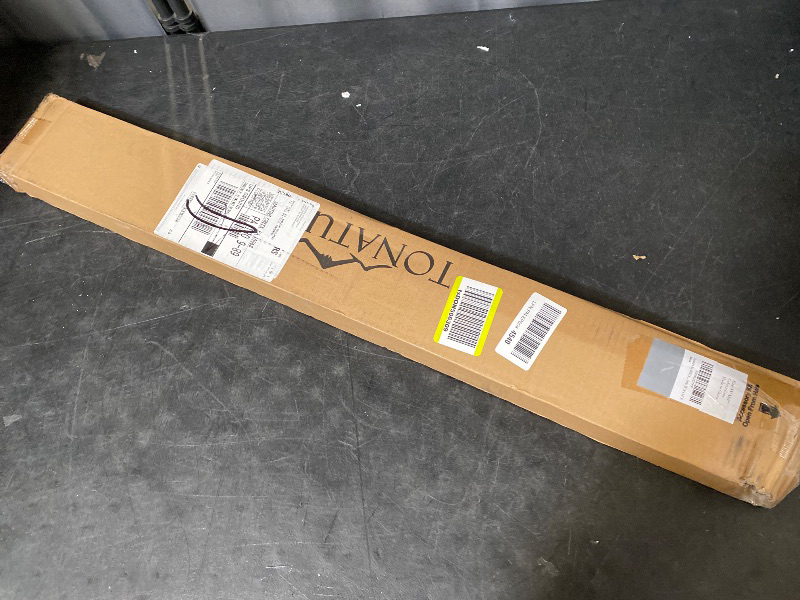Photo 1 of No Drill Cellular Shades for Indoor Windows, Thermal Insulating & Noise Reducing Honeycomb Blinds, Free Stop Cordless Blackout Shades, Grey, 35" W x 64" H