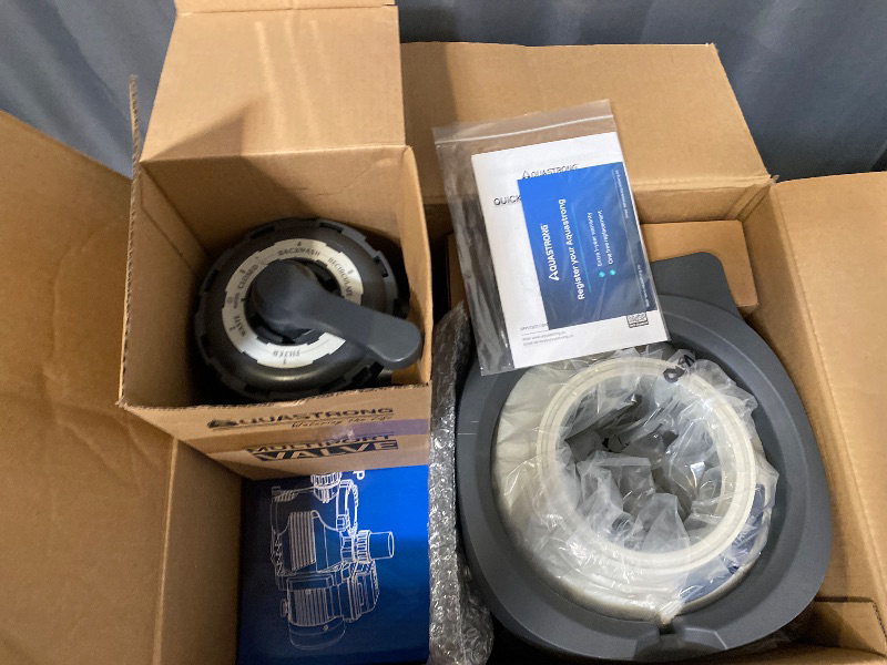 Photo 1 of AQUASTRONG Sand Filter Pump for Above Ground Pool with Timer, 1/2 HP Pool Pump Max 2500 GPH for Pools up to 9000GAL, 12in Pool Sand Filter with 6-Way Valve, Improved Circulation for Crystal-Clear Pool