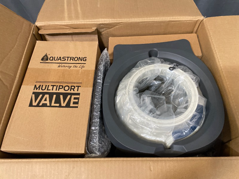 Photo 1 of AQUASTRONG Sand Filter Pump for Above Ground Pool with Timer, 1/2 HP Pool Pump Max 2500 GPH for Pools up to 9000GAL, 12in Pool Sand Filter with 6-Way Valve, Improved Circulation for Crystal-Clear Pool