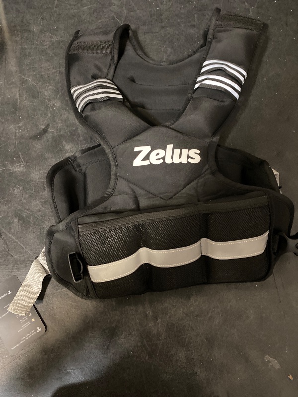 Photo 1 of ZELUS Weighted Vest for Men and Women | 4-10lb/11-20lb/20-32lb Vest with 6 Ironsand Weights for Home Workouts | Adjustable Body Weight Vest Exercise Set for Cardio and Strength Training