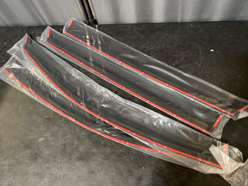 Photo 1 of 2020-2025 Tape-On Side Window Visor Deflectors Rain Guards for Subaru Outback Premium Limited Touring Dark Tinted Protectors 2021 2022 2023 2024