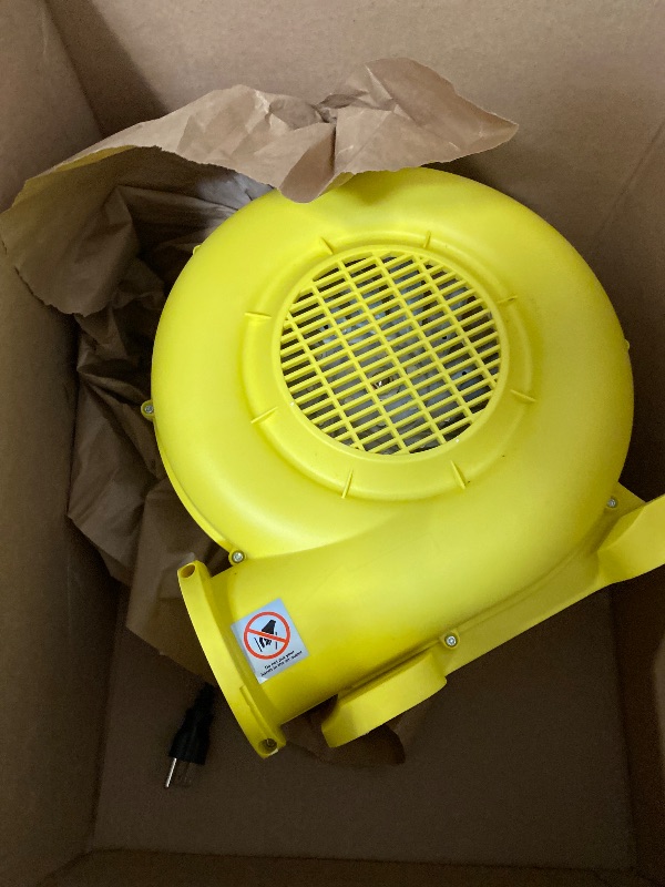 Photo 1 of Bounce House Blower, 380W 0.51HP Powerful Inflatable Blower Portable Air Pump for Inflatables, Bubble House, Jump Slides, Water Slide, Inflatable Castle