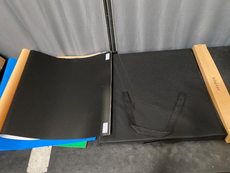Photo 1 of Photo Studio Light Box, 24"x24" Professional Dimmable Portable Photo Box with 240 LEDs Lights & 6 Kinds Double-Sided Color Backgrounds for Product Photography