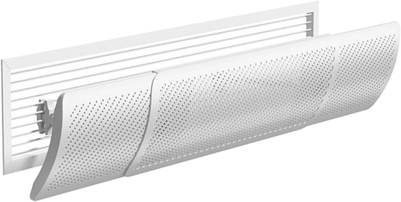 Photo 1 of Air Conditioners Windshield,Air Vent Deflector, Adjustable Size Range Air Conditioner Window Baffle For Central AC, Ceiling AC(M-Basic no filter)