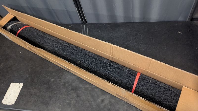 Photo 1 of Marine Carpet,5 FT x 10 FT Smoke Gray Indoor Outdoor Carpet 0.2" Thick Boat Carpet with Water-Proof TPE Backing, Non-Slide Outdoor Marine Carpet Roll for Home, Patio, Porch, Deck
