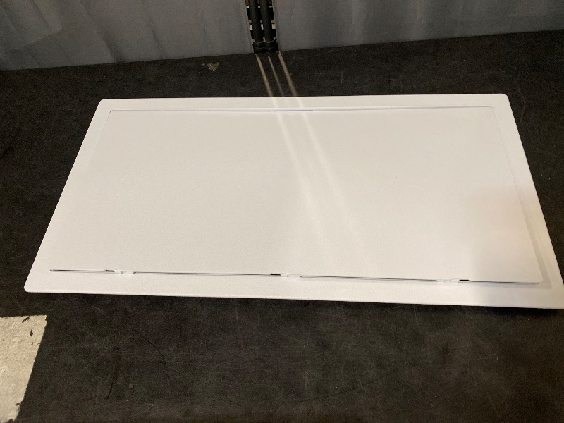 Photo 1 of  Plumbing Access Panel for Drywall Ceiling 14 x 29 Inch Reinforced Plastic Wall Access Doors Removable Hinged White