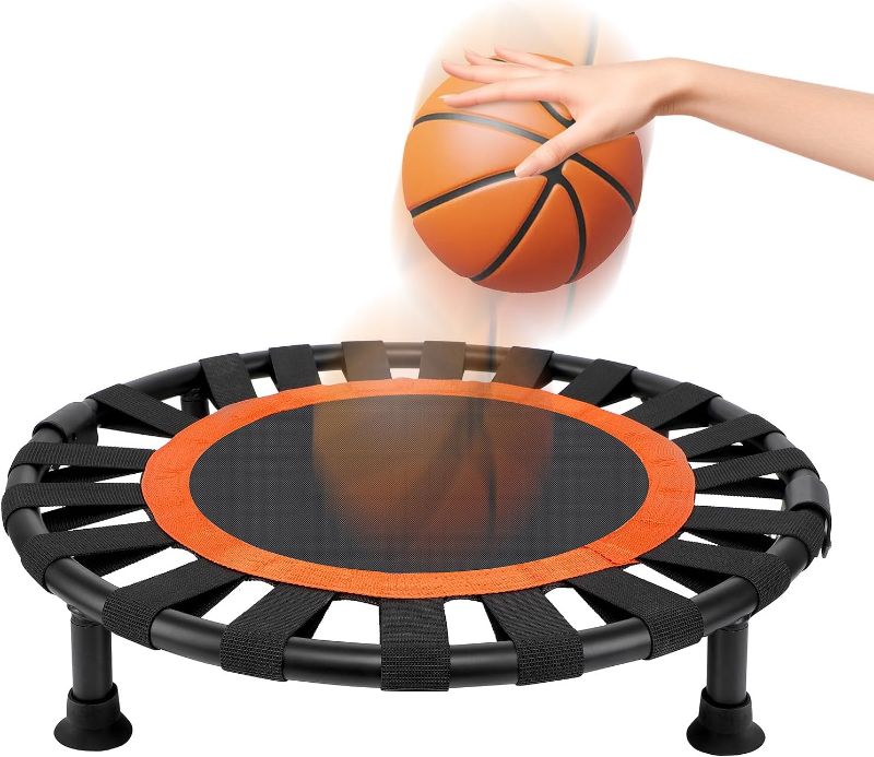 Photo 1 of Portable Basketball Training Aid Basketball Training Equipment Indoor or Outdoor Silent Mat Basketball Training Rebounder Ball Returns & Guard Nets for Baseball